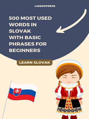 cover image of 500 Most Used Words in Slovak With Basic Phrases for Beginners